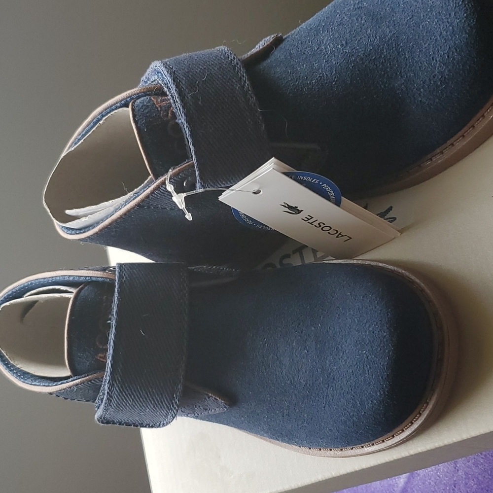 Lacoste Boys/Todler  Navy Blue Boots